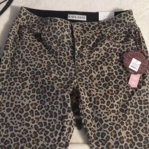 Leopard skinny jean